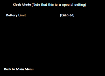 Screenshot of Advanced options