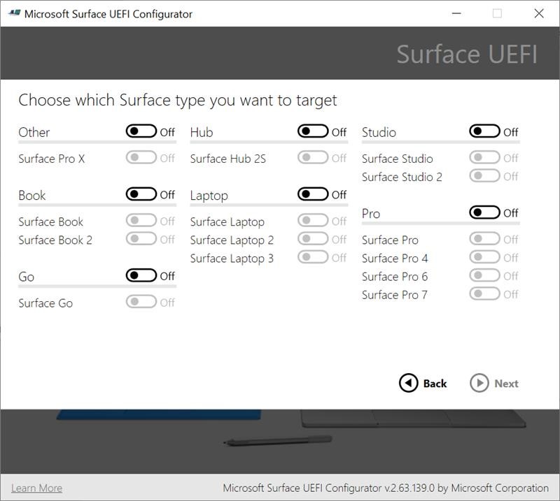 Choose devices for package compatibility