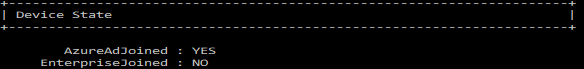 device status result