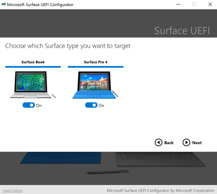Choose devices for package compatibility