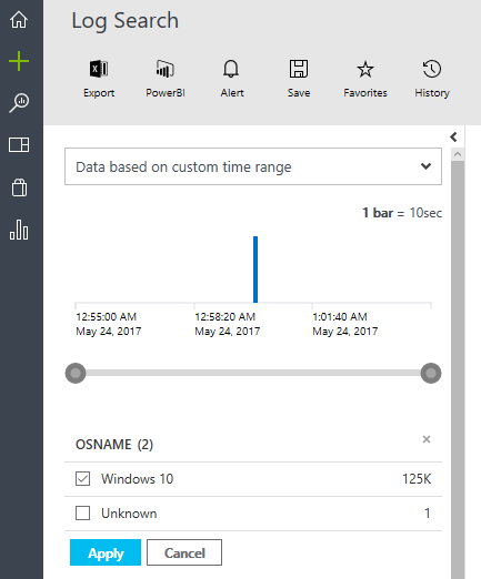 Click the Apply button on the left pane