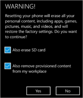 reset a device