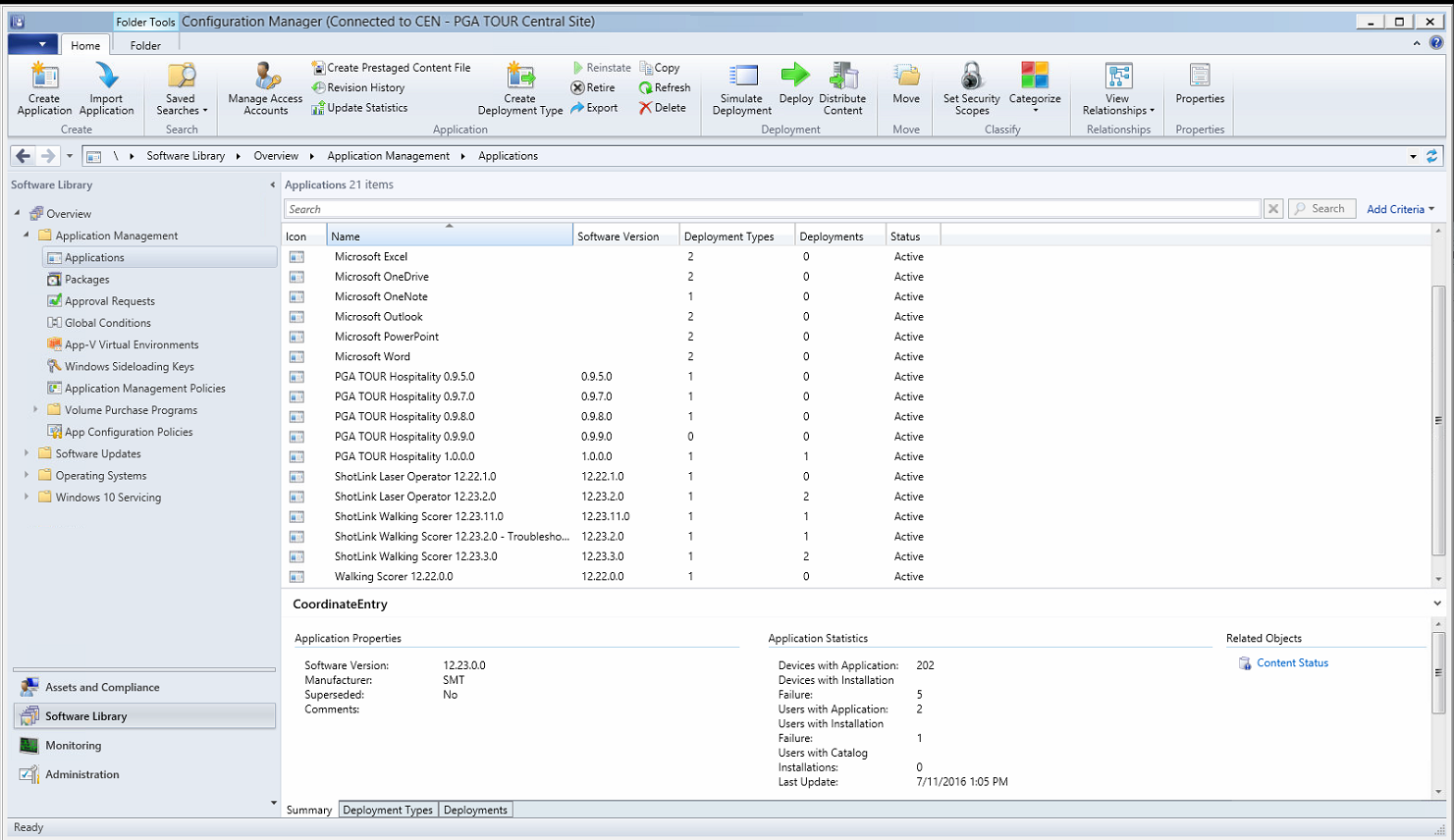 The Software Library in Configuration Manager
