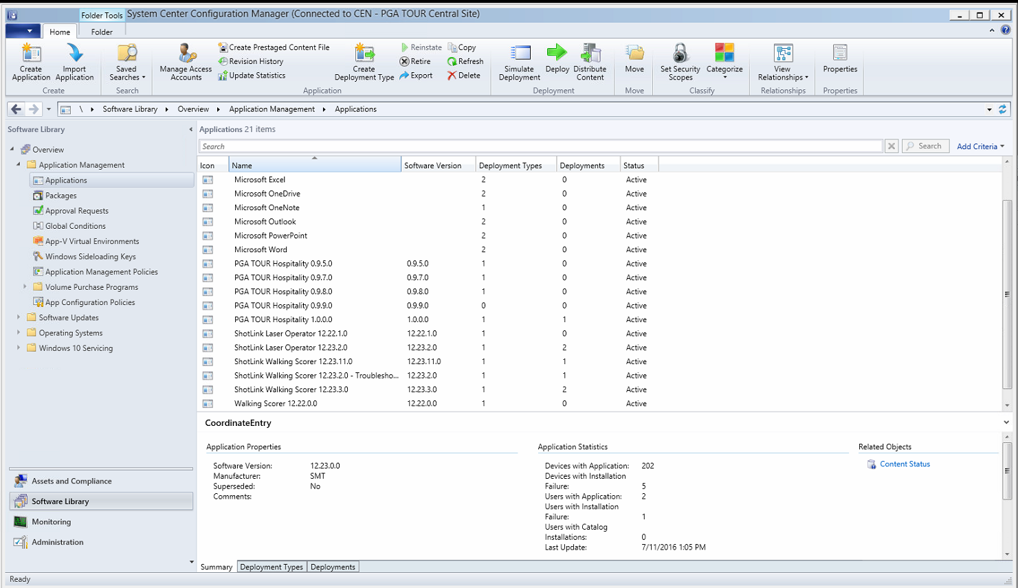 The Software Library in Configuration Manager