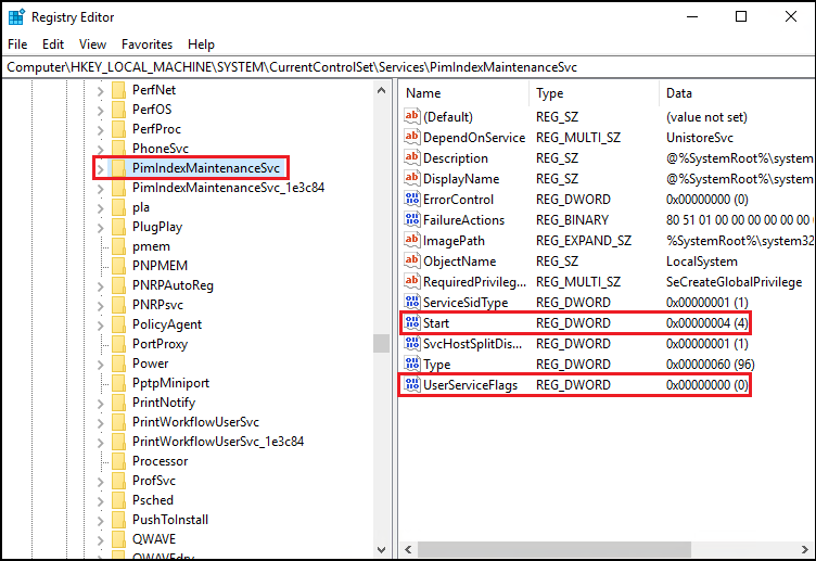 Create per-user services in disabled state