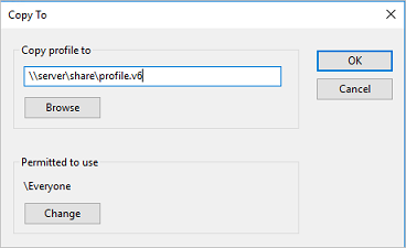 Example of UI