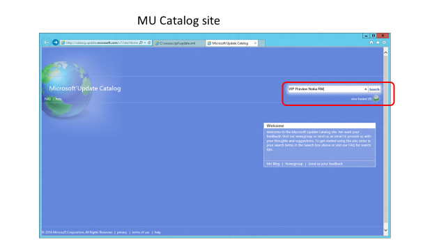 mdm device update management screenshot