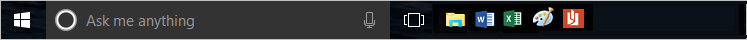 taskbar for DE and FR locale