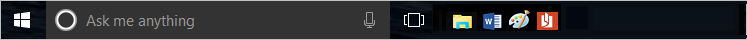 taskbar for all other regions