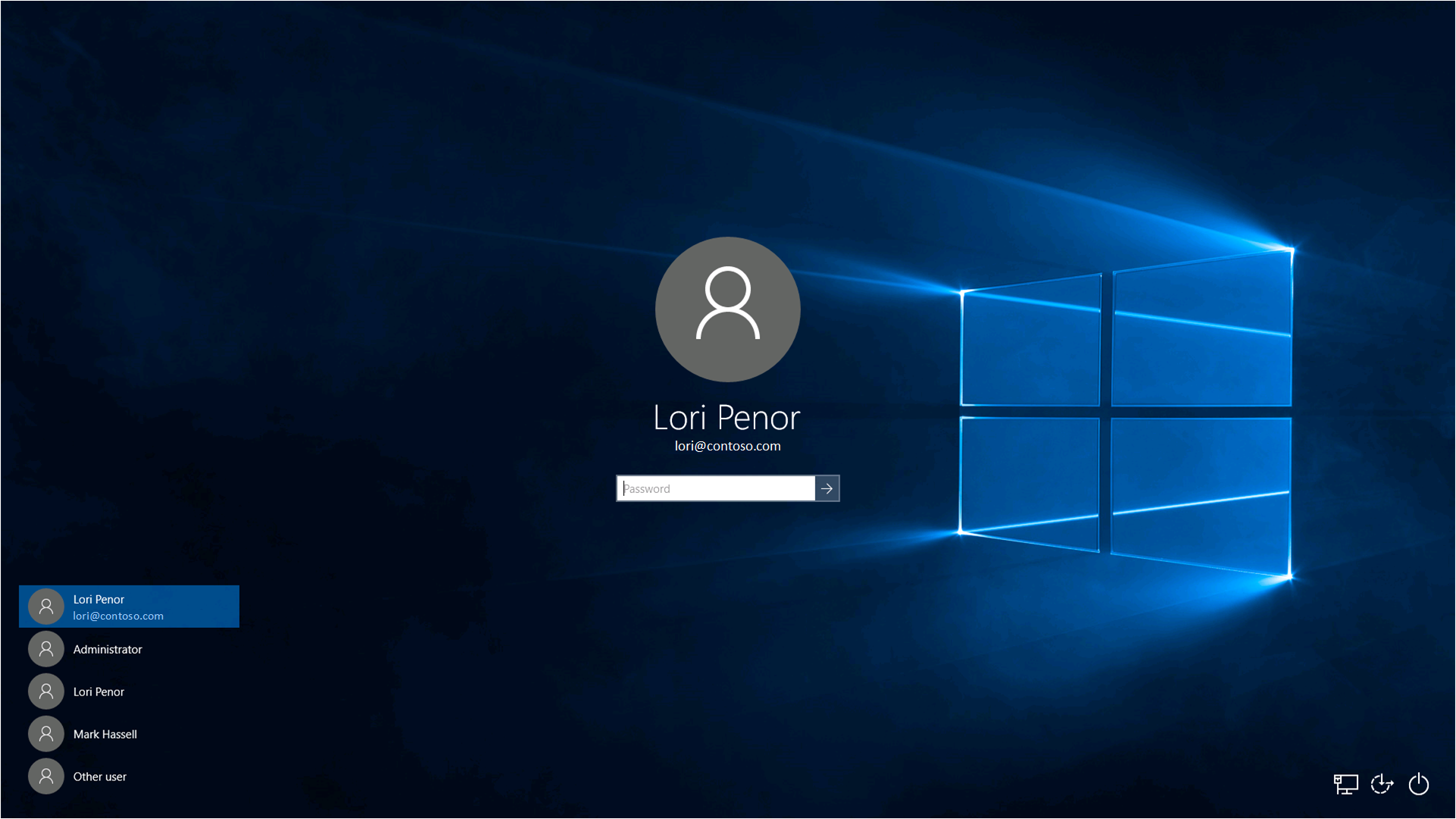 Sign in, Windows 10