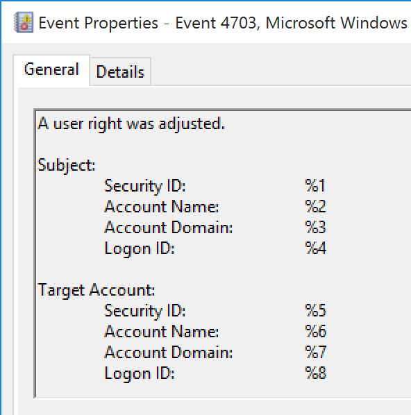 Event 4703, partial illustration