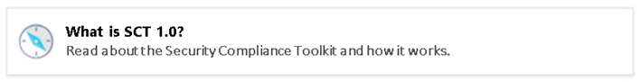 Security Compliance Toolkit