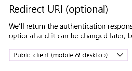 Image of Create application window