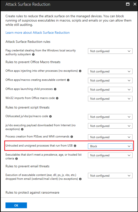 Block untrusted processes