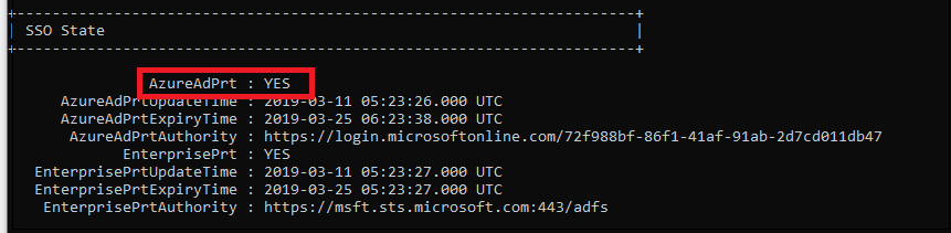 Auto-enrollment Azure AD prt verification
