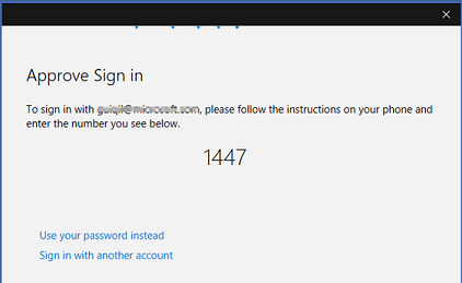 screenshot of code for Approve Sign in