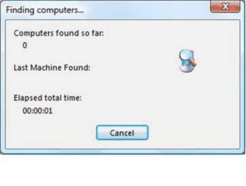 VAMT, Finding computers dialog box