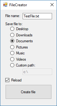 Screenshot of the exploit guard demo tool