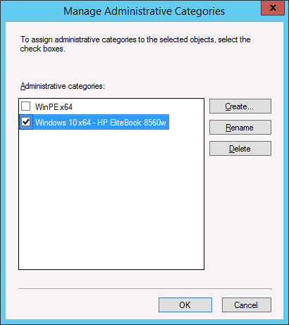 Create driver categories