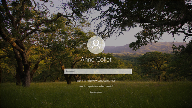 Enter CTRL+Windows key+R on the Windows lockscreen