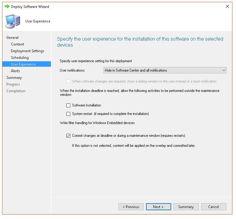 Image of Microsoft Endpoint Configuration Manager configuration