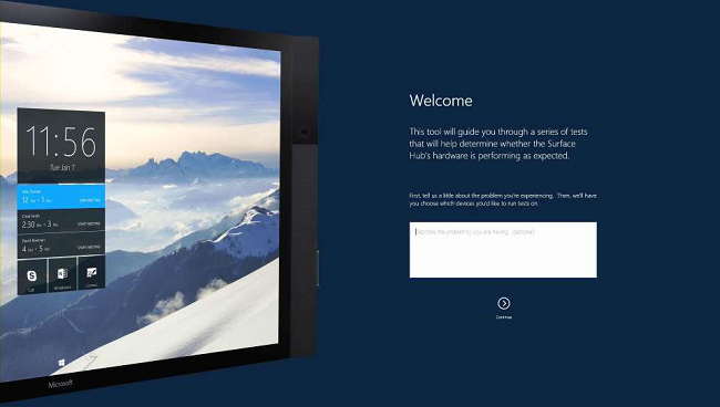 Screenshot of  Welcome