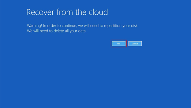 Screenshot of Yes
