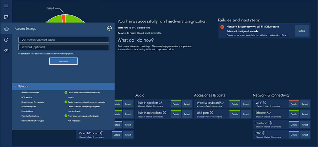 Screenshot of  Account Settings