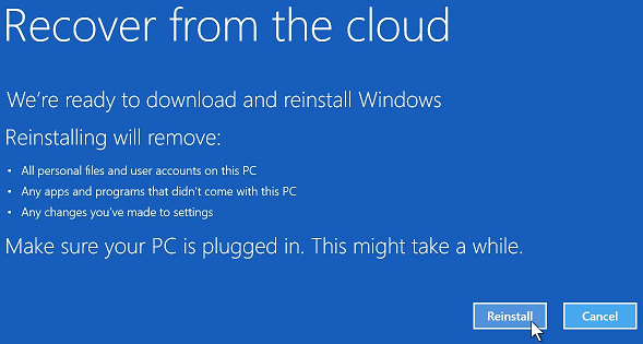 Reinstall