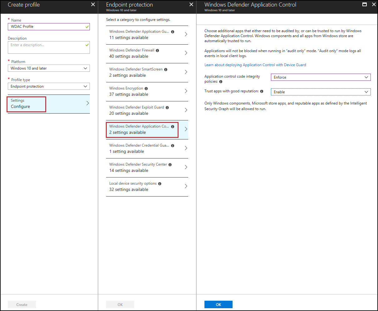 Configure WDAC