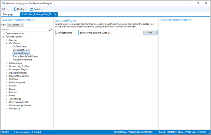 Image showing Windows Imaging and Configuration Designer's man page.