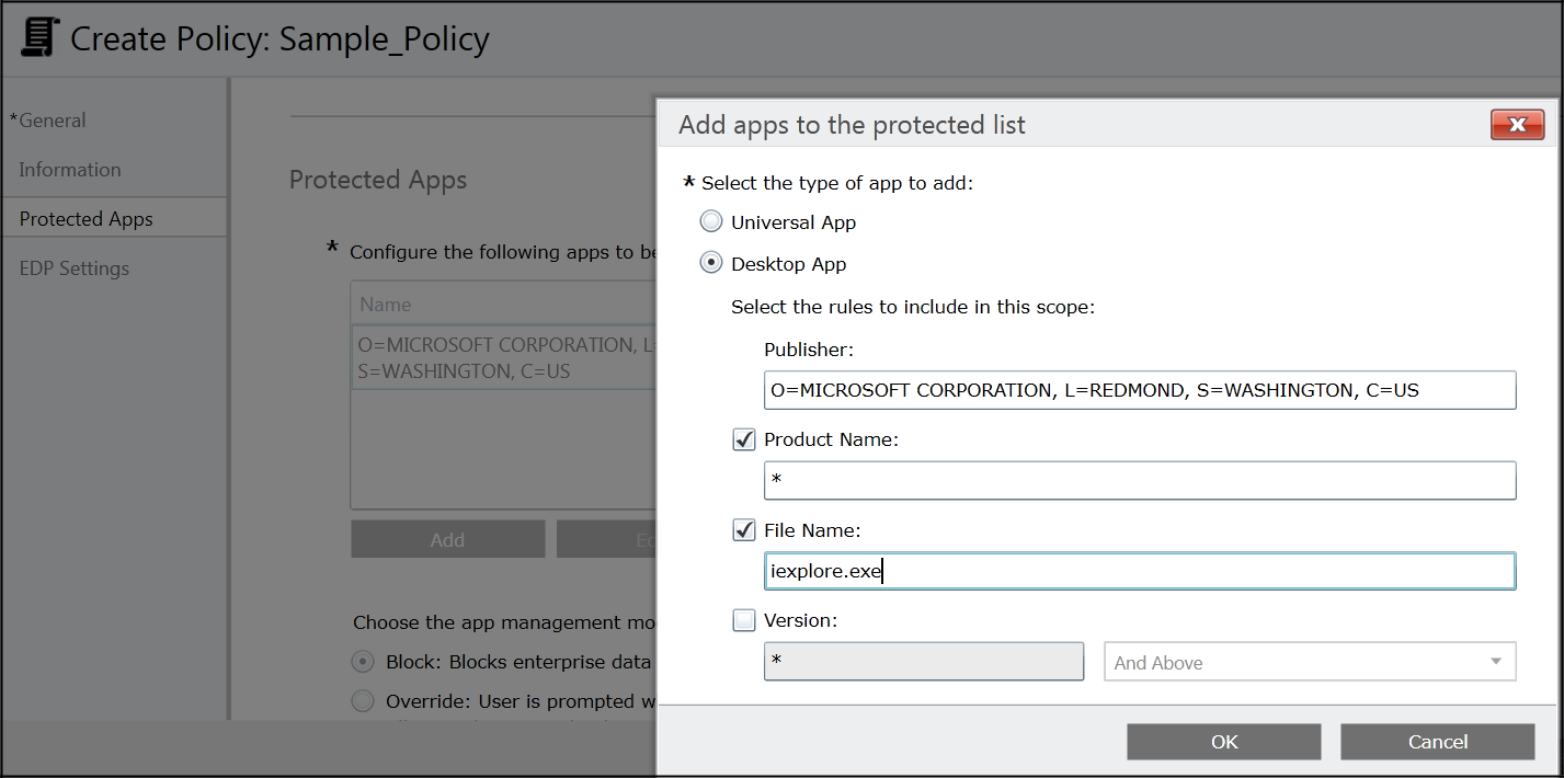 Microsoft Intune: Add a Classic Windows app to the Protected Apps list