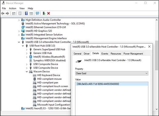 Device host controller