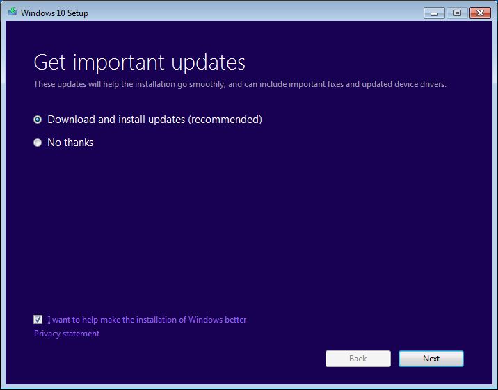 Get important updates