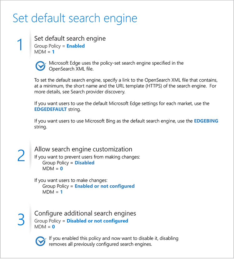 Set default search engine