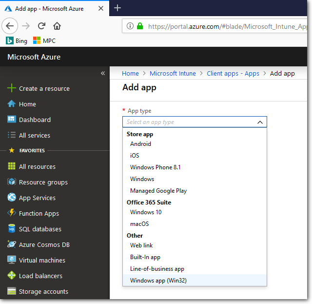 Add app step 2