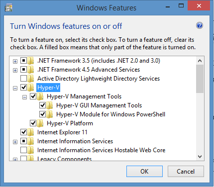 hyper-v feature