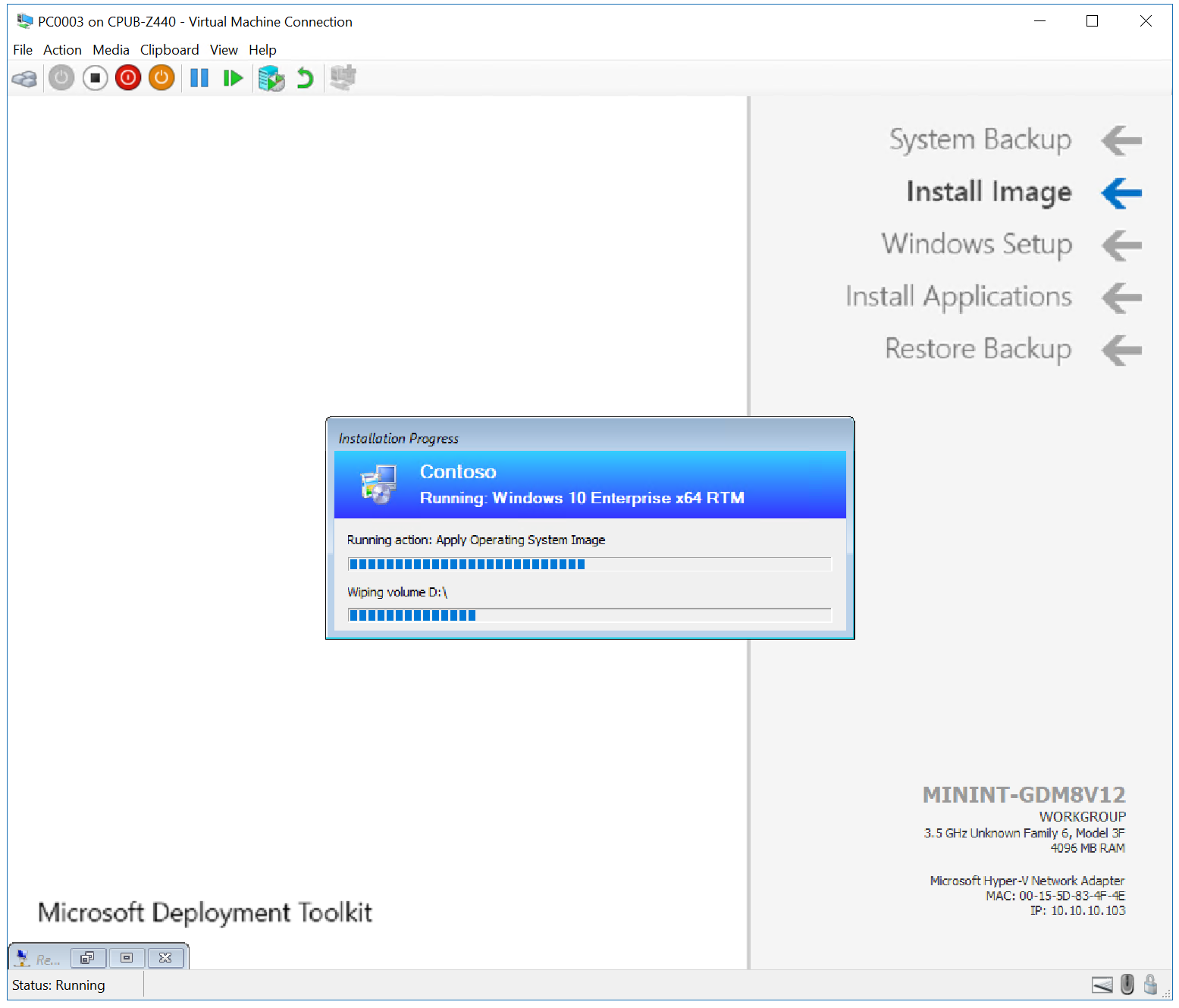 Task sequence example 6