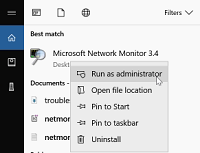 Image of Start search results for Netmon.