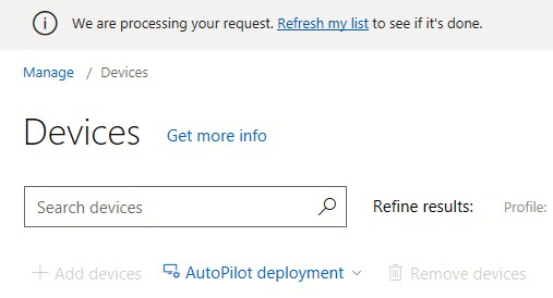 Add devices through Microsoft Store for Business