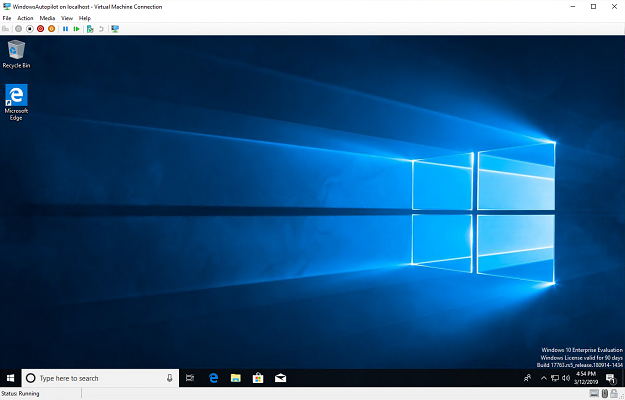 Windows setup example 8.