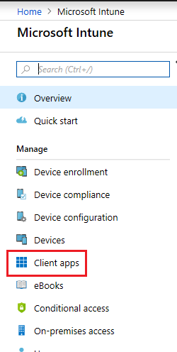 Open Client apps