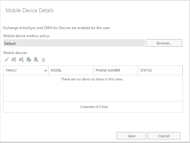 Image with details for the mobile device policy.