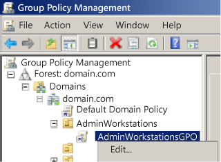 Active Directory local accounts