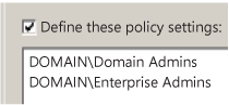 Active Directory local accounts