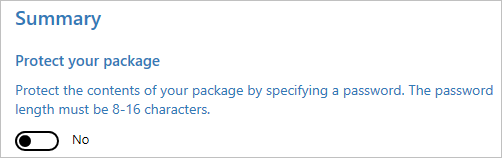 Protect your package