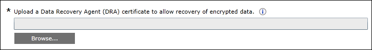 Microsoft Intune: Specify a data recovery certificate for your policy