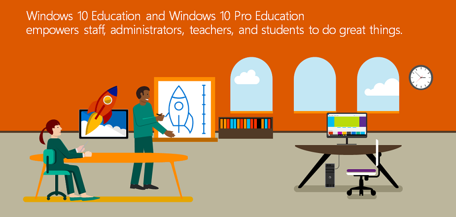 Windows 10 Education and Windows 10 Pro Education