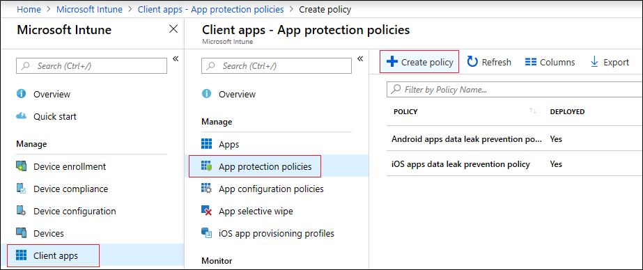 Open Client apps