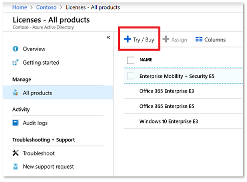 License conversion option